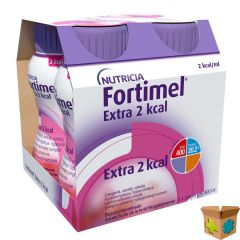 FORTIMEL EXTRA 2KCAL BOSVRUCHTEN 4X200ML