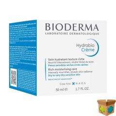 BIODERMA HYDRABIO CREME HYDRA VERZORGING RIJK 50ML