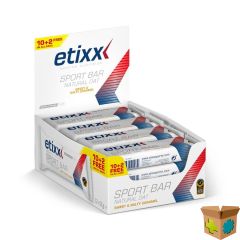 ETIXX NATURAL OAT BAR SWEET&SALTY CARAMEL 12X55G