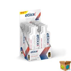 ETIXX GINSENG&GUAR.ENERGY GEL RED C.-CHERRY 12X50G