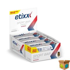 ETIXX ENERGY SPORT BAR RED FRUIT 12X40G