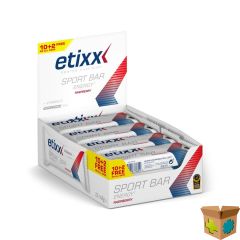 ETIXX ENERGY SPORT BAR RED FRUIT 12X40G