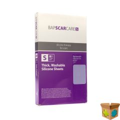BAP SCAR CARE S SILICOONVERB ADH 15X 20CM 2 STUKS