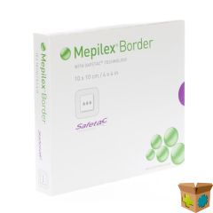 MEPILEX BORDER SIL ADH STER NF 10,0X10,0 5 295300
