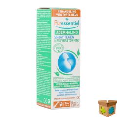 PURESSENTIEL ADEMHALING NEUSSPRAY 15ML