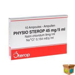 PHYSIO STEROP AMP INJ 10 X 5ML