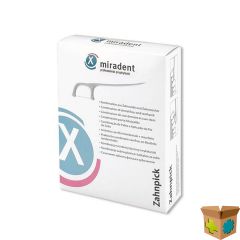 MIRADENT TANDENSTOKER MET FLOS 100