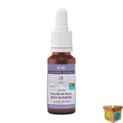 BACHBLOESEM BIO N41 DRUPPELS CONCENTRATIE 20ML