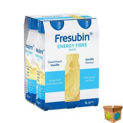 FRESUBIN ENERGY FIBRE DRINK VANILLE FL 4X200ML