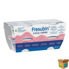 FRESUBIN 2 KCAL CREME AARDBEI POT 4X125G