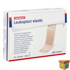 LEUKOPLAST ELASTIC VINGER 1,9X12CM 100