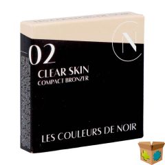 COULEURS DE NOIR CLEAR SKIN COMP. BRONZER 02 MED.