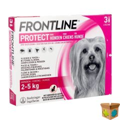 FRONTLINE PROTECT SPOT ON OPL HOND 2-5KG PIPET 3