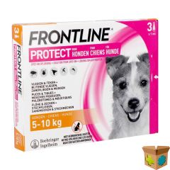 FRONTLINE PROTECT SPOT ON OPL HOND 5-10KG PIPET 3