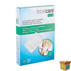 FEBELCARE MED6 ZELFKL. STERIELE VERBAND.7X5CM 10ST