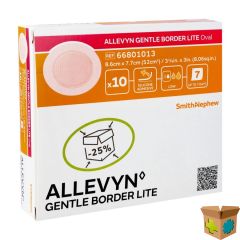 ALLEVYN GENTLE BORDER LITE OVAAL SMALL 10 66801013