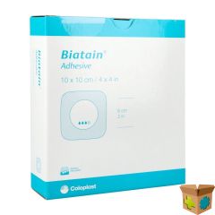 BIATAIN SCHUIMVERBAND ADH 10,0X10,0CM 10 33430