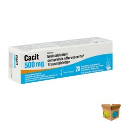 CACIT 500 BRUISTABLETTEN TUBE 20X500MG