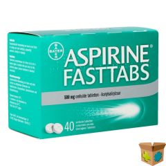 ASPIRINE FASTTABS 500MG FILMOMH TABL 40
