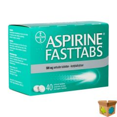 ASPIRINE FASTTABS 500MG FILMOMH TABL 40