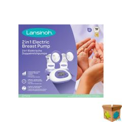 LANSINOH 2IN1 DUBBELE ELEKTRISCHE BORSTKOLF