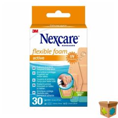 NEXCARE 3M FLEXIBLE FOAM ACTIVE HA PLEIST.GESN. 30