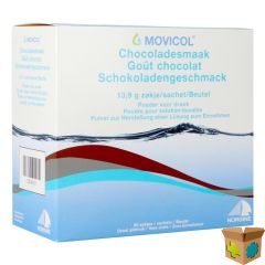 MOVICOL IMPEXECO CHOCOLADE PDR ZAKJE 20X13,9G PIP