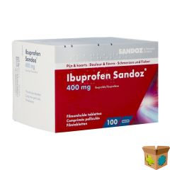 IBUPROFEN SANDOZ 400MG FILMOMH TABL 100
