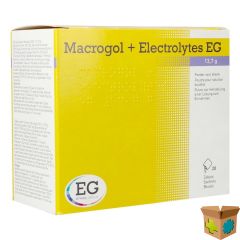 MACROGOL+ELECTROLYTES EG 13,7G PDR SACH 20