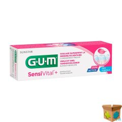 GUM SENSI VITAL + FLUORIDE TANDPASTA 75ML 6070