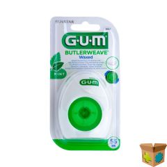 GUM DENTALFLOSS WEAVE WAXED MUNT 1855