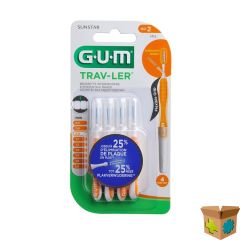 GUM PROXABRUSH TRAVEL CYL. UFINE 4 1412