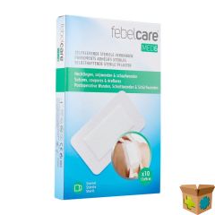 FEBELCARE MED6 ZELFKL.STERIELE VERBAND.15X9CM 10ST