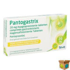 PANTOGASTRIX TEVA 20MG MAAGSAPRESIST TABL 14X20MG