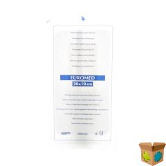 EUROMED 10X20CM 1 EILANDPLEISTER ADH STERIEL