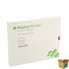 MEPILEX BORDER SIL ADH STER NF 15,0X15,0 5 295400