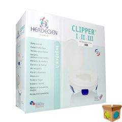 CURADI TOILETVERHOGER Z/DEKSEL 11CM