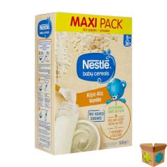 NESTLE BABY CEREALS RIJST VANILLE GLUTENVRIJ 500G