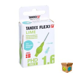 FLEXI GREEN BORSTELTJE TAPERED INTERDENTAAL 6