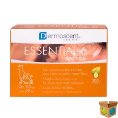 ESSENTIAL 6 SPOT-ON HOND 1-10KG PIPET 4X0,6ML