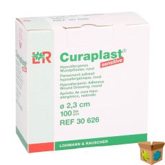 CURAPLAST SENSITIV ROND DIAM.2,3CM SPOTS 100 30626