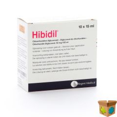 HIBIDIL SOL 10X15ML UD BOTTELPACK