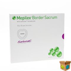 MEPILEX BORDER SACRUM STER 15,0X15,0 5 282500