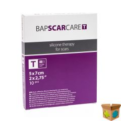 BAP SCAR CARE T VERB DUN TRANSP 5X 7CM 10 600507