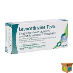 LEVOCETIRIZINE TEVA 5 MG COMP 10