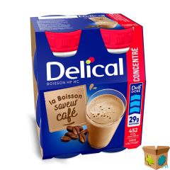 DELICAL GECONCENTR. KOFFIE 4X200ML