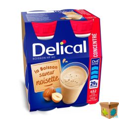 DELICAL HP HC DRANK GECONC. HAZELNOOT 4X200ML