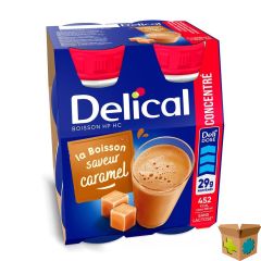 DELICAL HP HC DRANK GECONC. KARAMEL 4X200ML