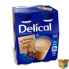 DELICAL HPHC 360 KOFFIE 4X200ML