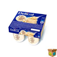 DELICAL RIJSTPAP VANILLE 4X200G